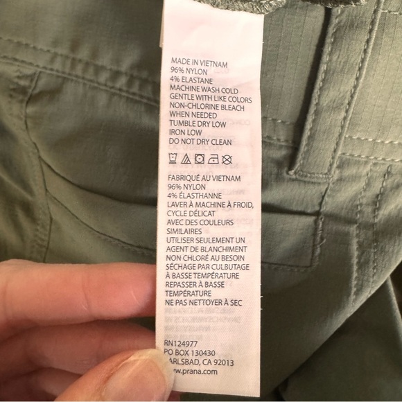 Prana Keeley Pant Forrest Green Size 10 - Picture 13 of 13